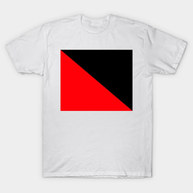 Anarcho-Syndicalism Flag - Plain and Simple T-Shirt by SolarCross